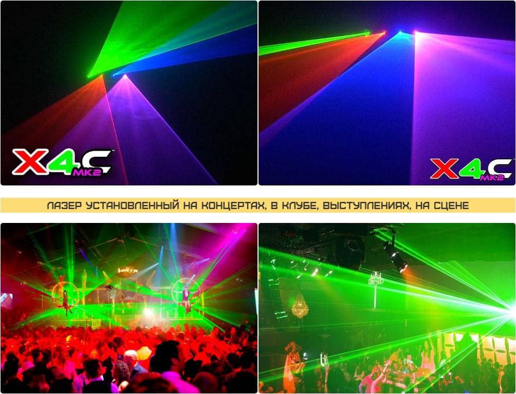Лазерный проектор RGB