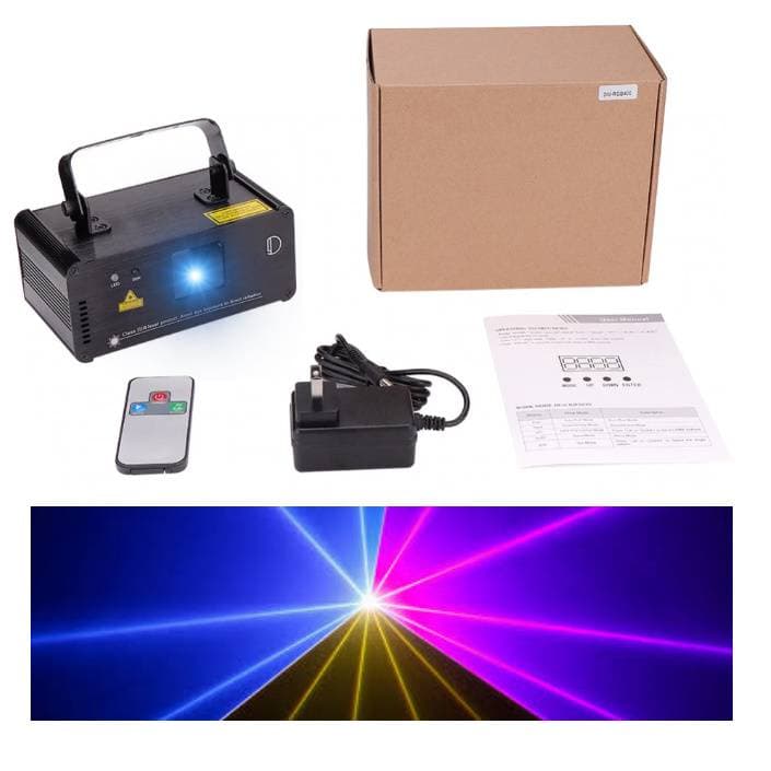 Лазерный проектор RGB цветомузыка DMX-512