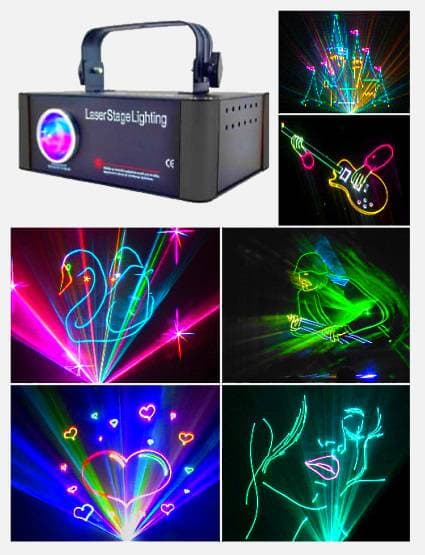 Анимационный лазерный проектор 2024